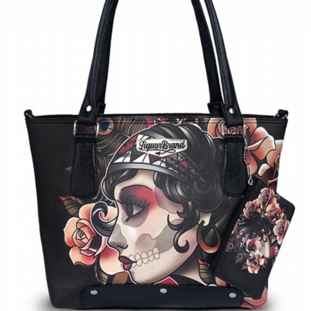 Liquor Brand Gypsy Roses Shoulder Bag and Coin Duo